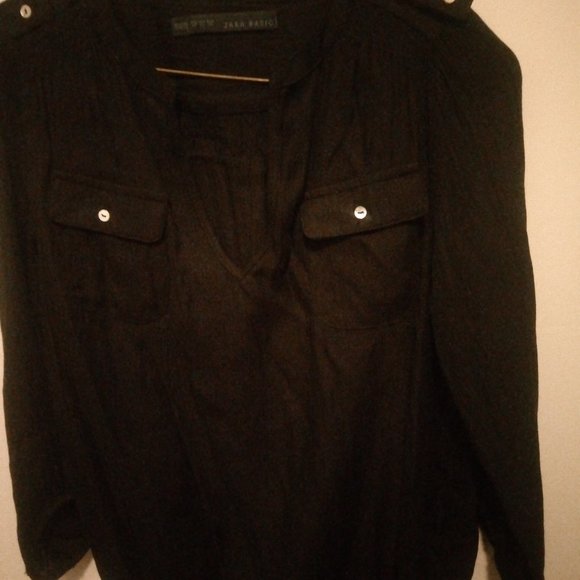 GORGEOUS Black Boho Blouse - Picture 5 of 5